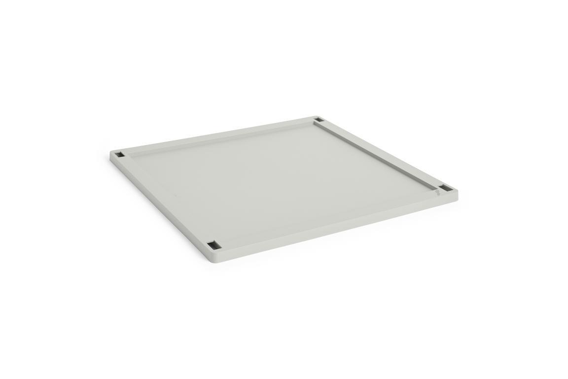 Colour Crate Plastic Square låg - Grey